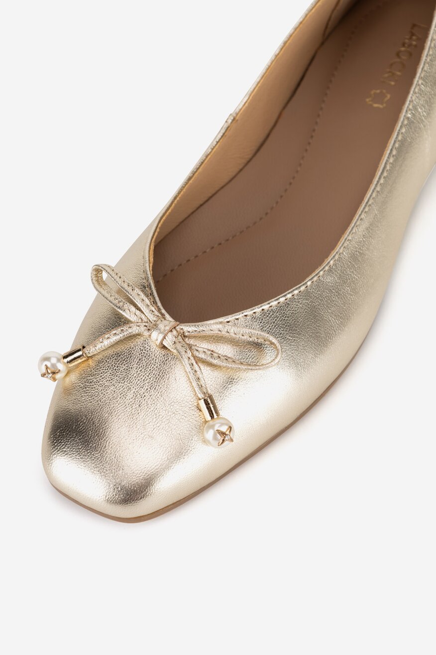 
                Lasocki - Baleriny skórzane - 5903698602974