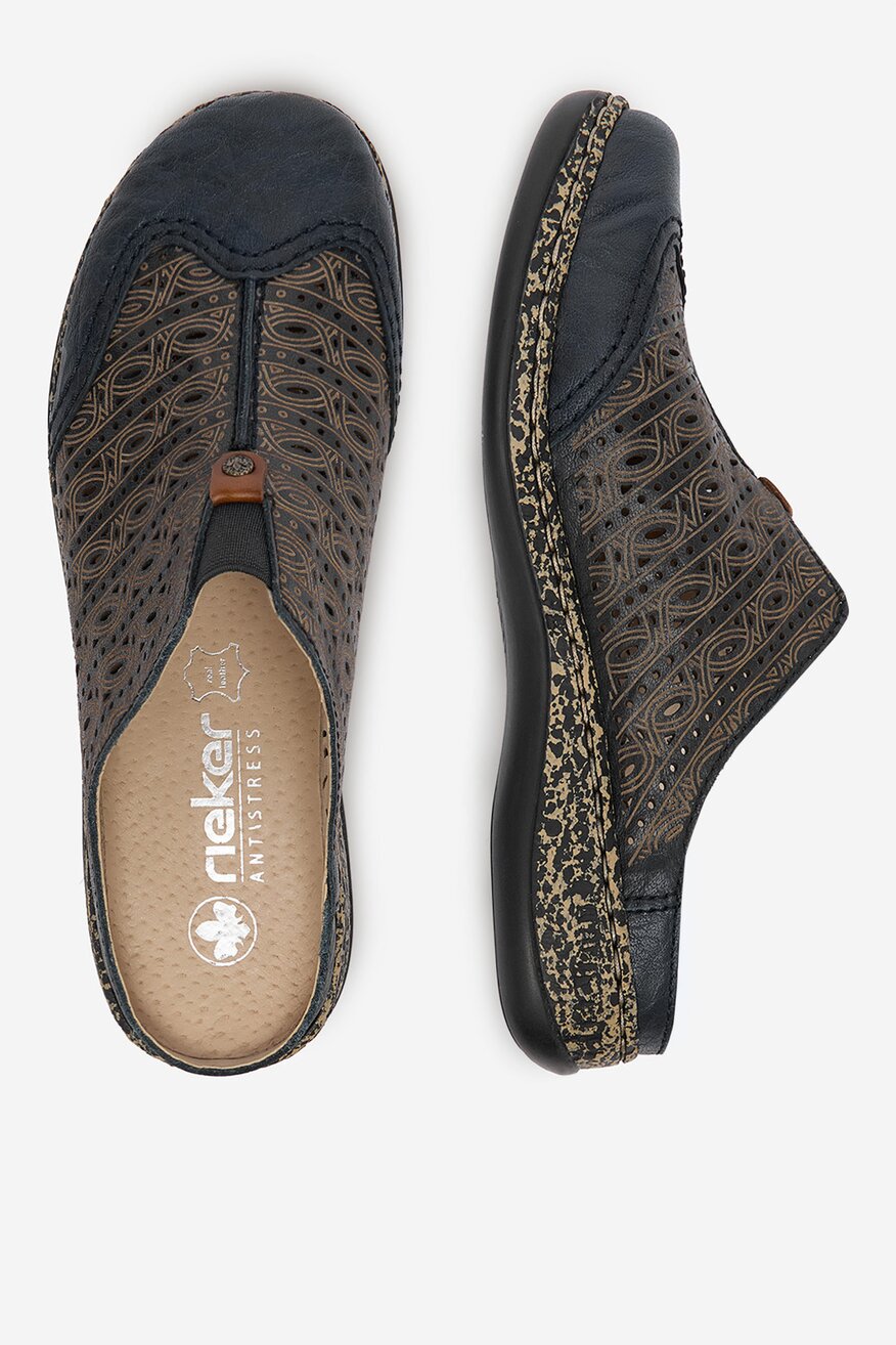 
                        Klapki Rieker CEO-46376-14 Granatowy ciemny - 5906751832691