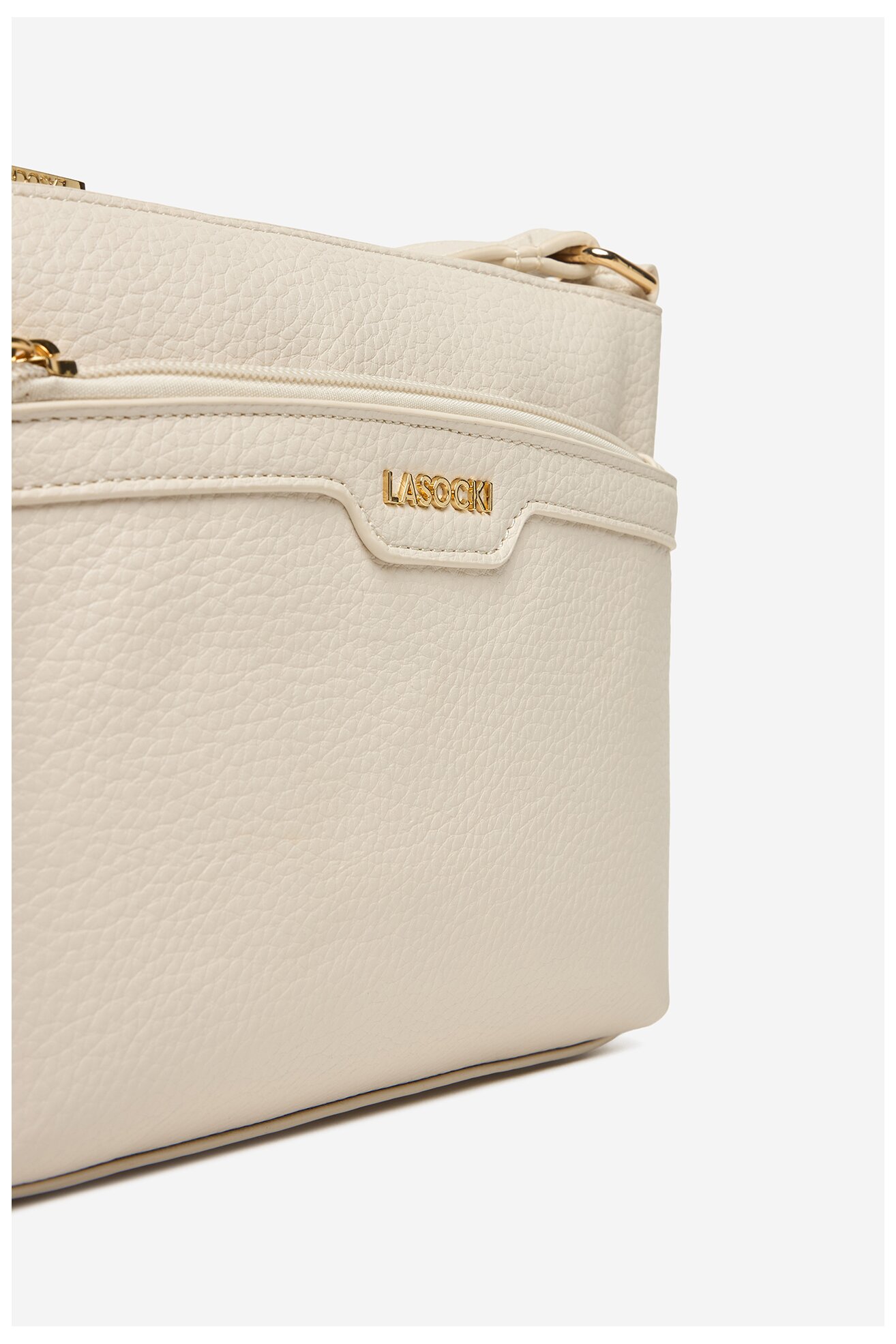 Дамска чанта Lasocki CEO-LSK-M-004-07 СЛОНОВА КОСТ