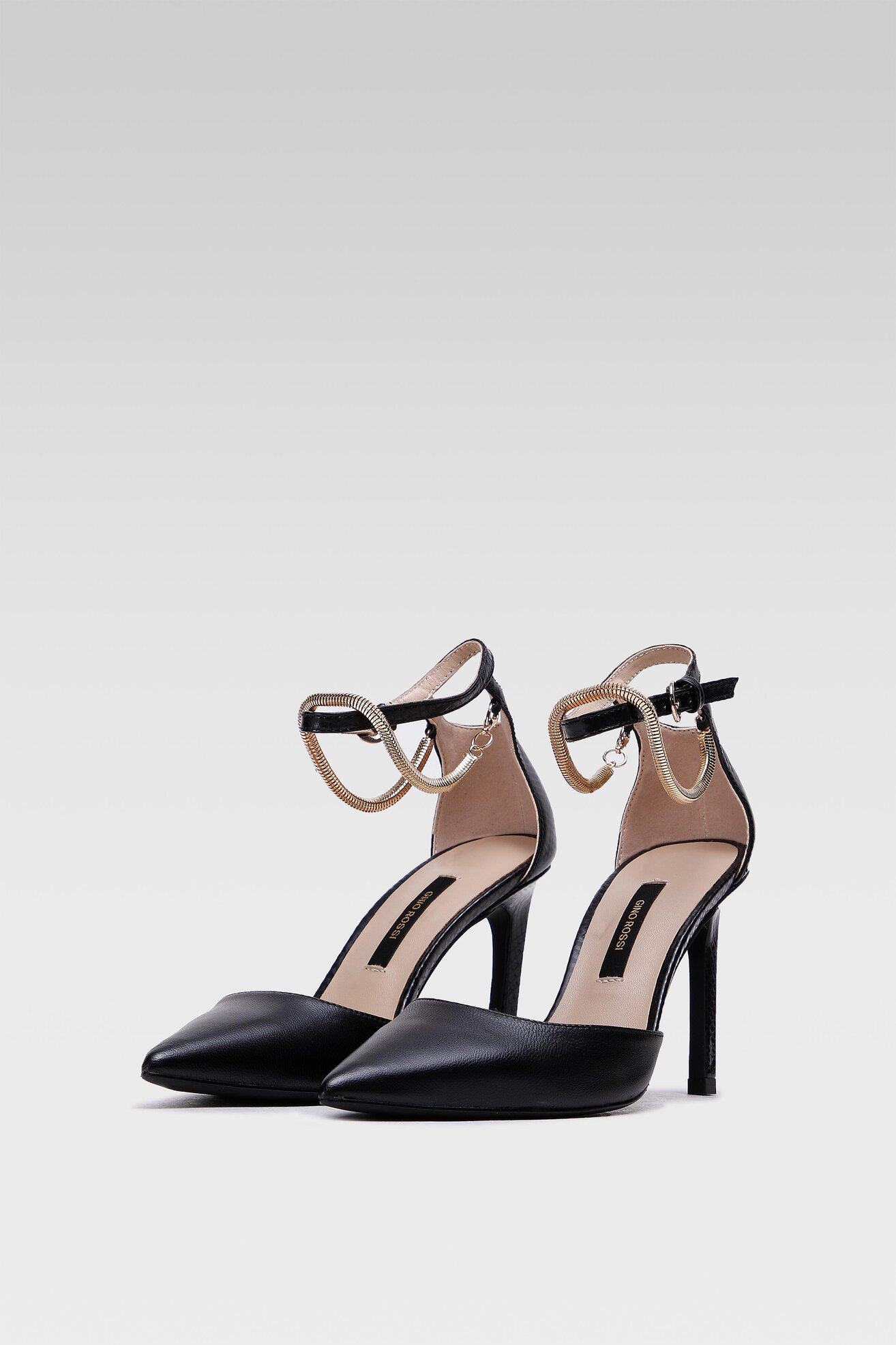 Pantofi cu toc Gino Rossi V256-203-1 NEGRU