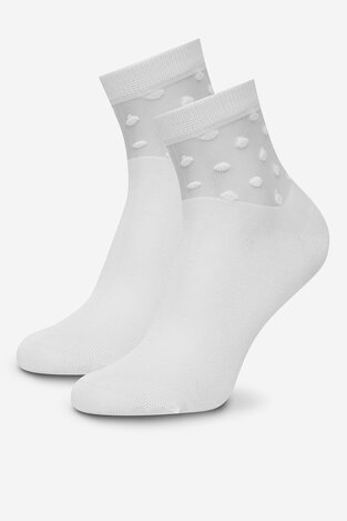 Čarape NINE WEST KR_NW_STREET_W_SS25 (2 PACK) BELA