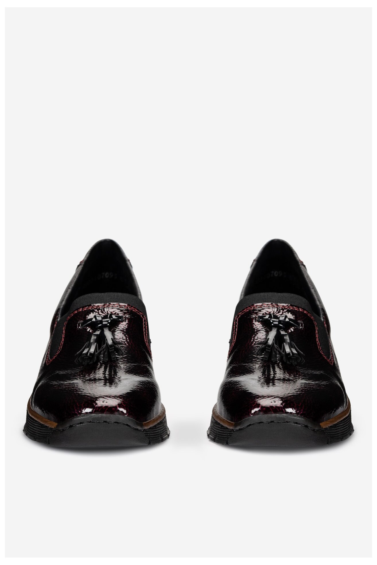 Polobotka Rieker 53751-35 BORDÓ