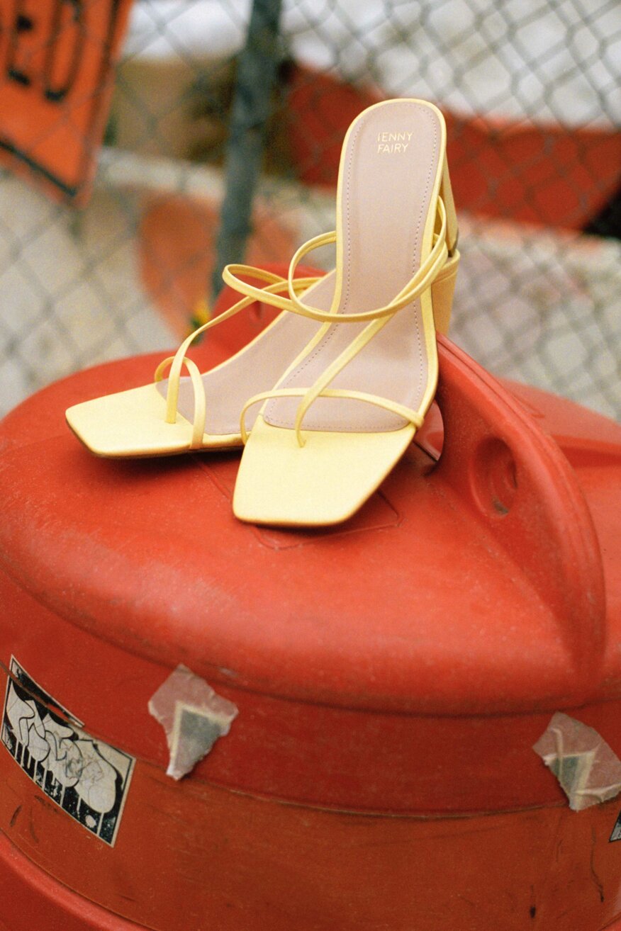 Jenny Fairy - Klapki na obcasie pastelowe - 5903698488233