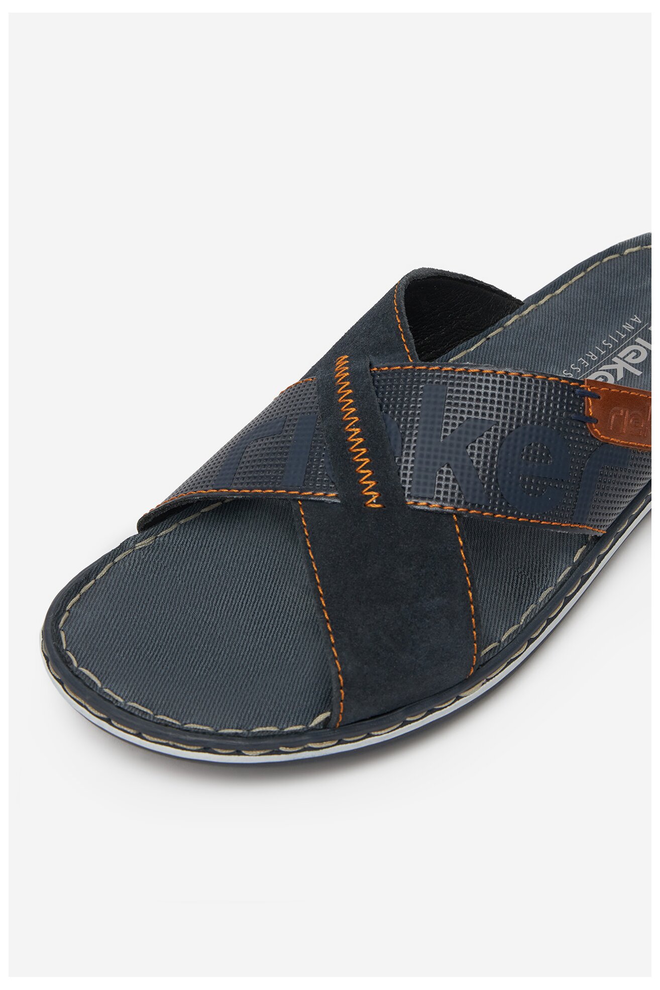 Klapki Rieker CEO-21098-14 Granatowy