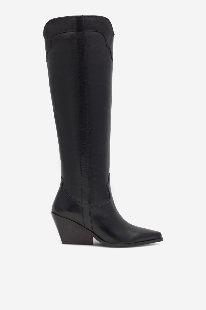 Badura - Kowbojki skórzane wysokie - 5905588002710