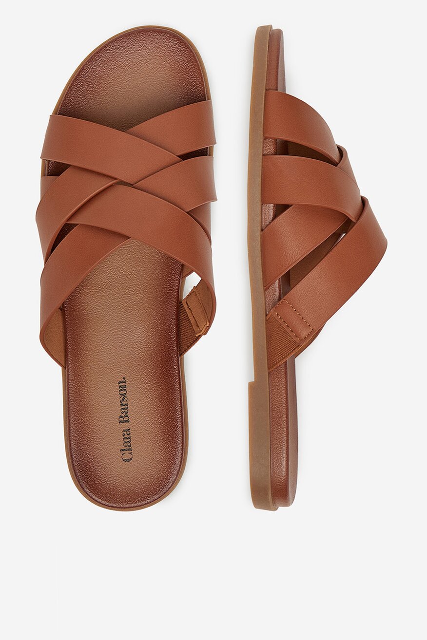 Flip-flop Clara Barson CAMEL - 5906751040393