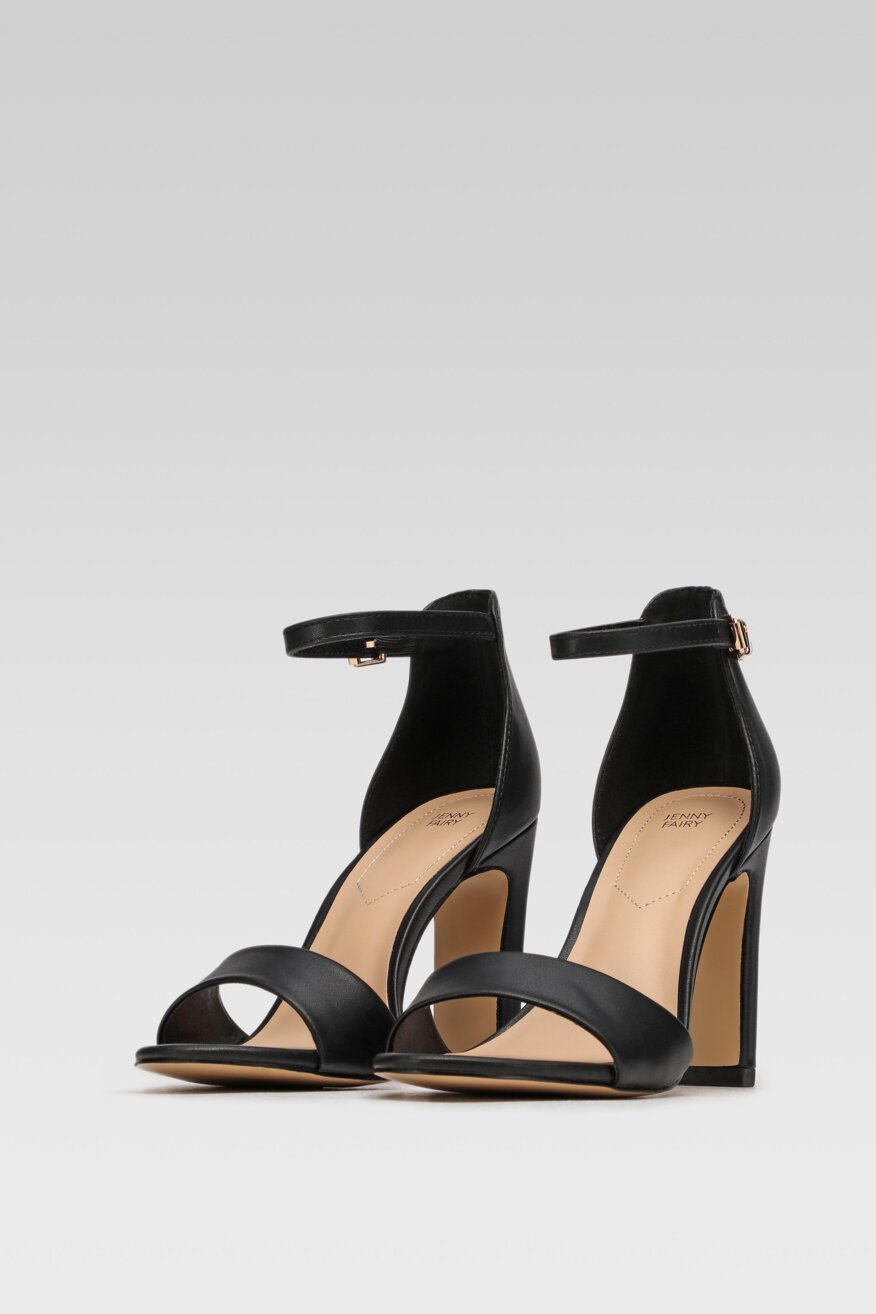 
                Jenny Fairy - Sandały na obcasie czarne - 5903698366890