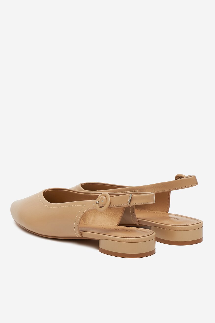 
                Lasocki - Baleriny skórzane - 5903698597188