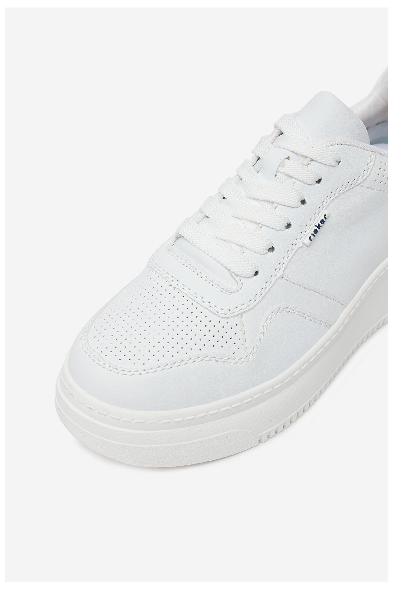 Sneakerși Rieker M7811-80 ALB