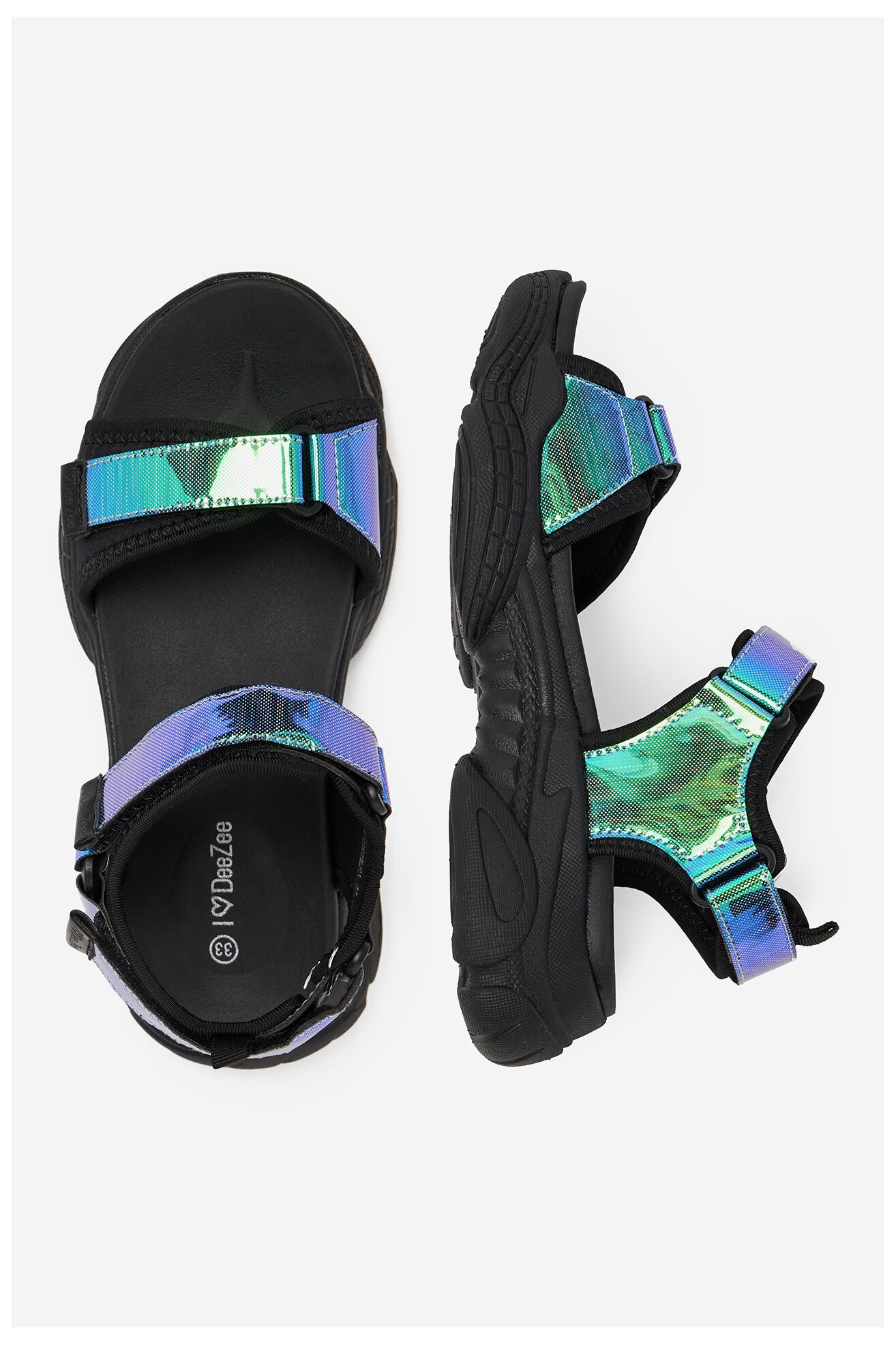 Szandál DeeZee CSXP2056-01 FEKETE