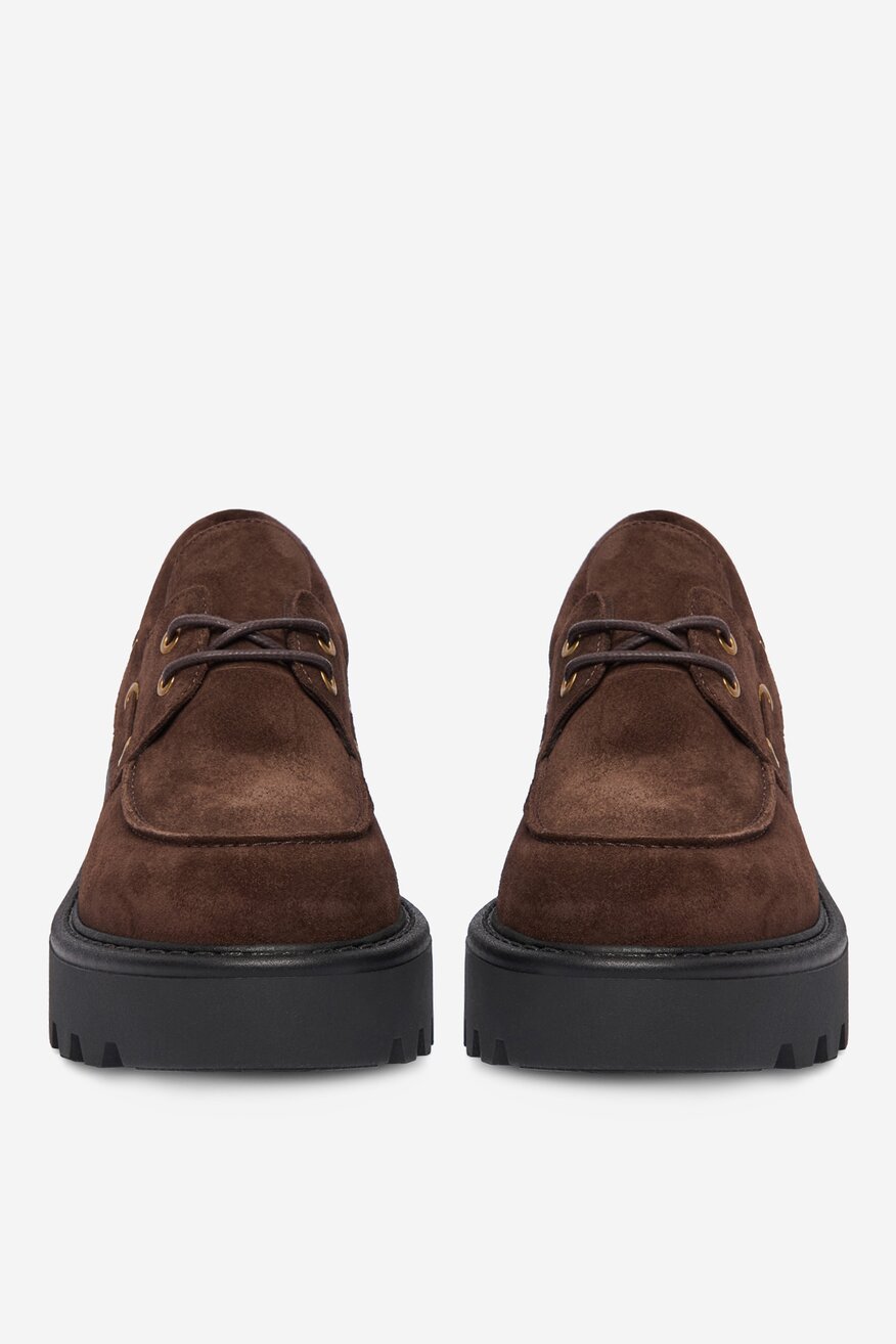 Badura - Loafersy zamszowe - 5906751388365