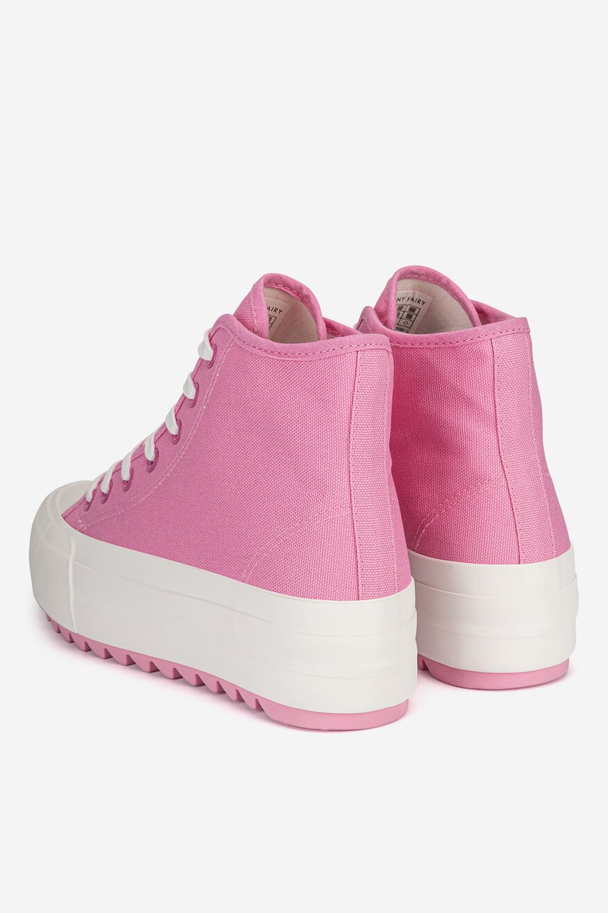 Jenny Fairy - Trampki wysokie na platformie - 5905588891789