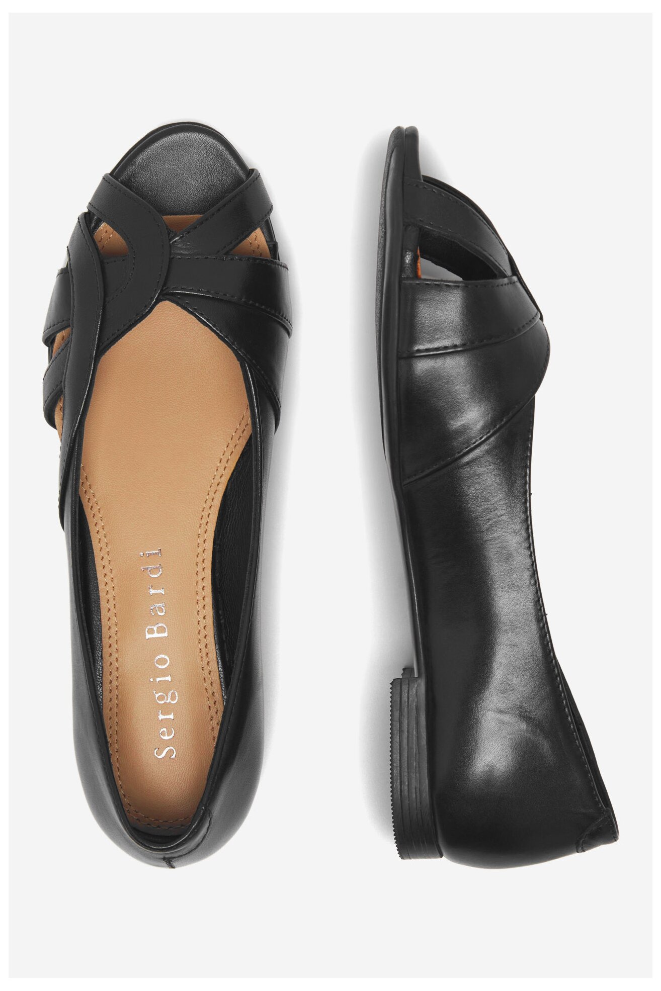 Baleriny Sergio Bardi RST-B1032-04SB FEKETE