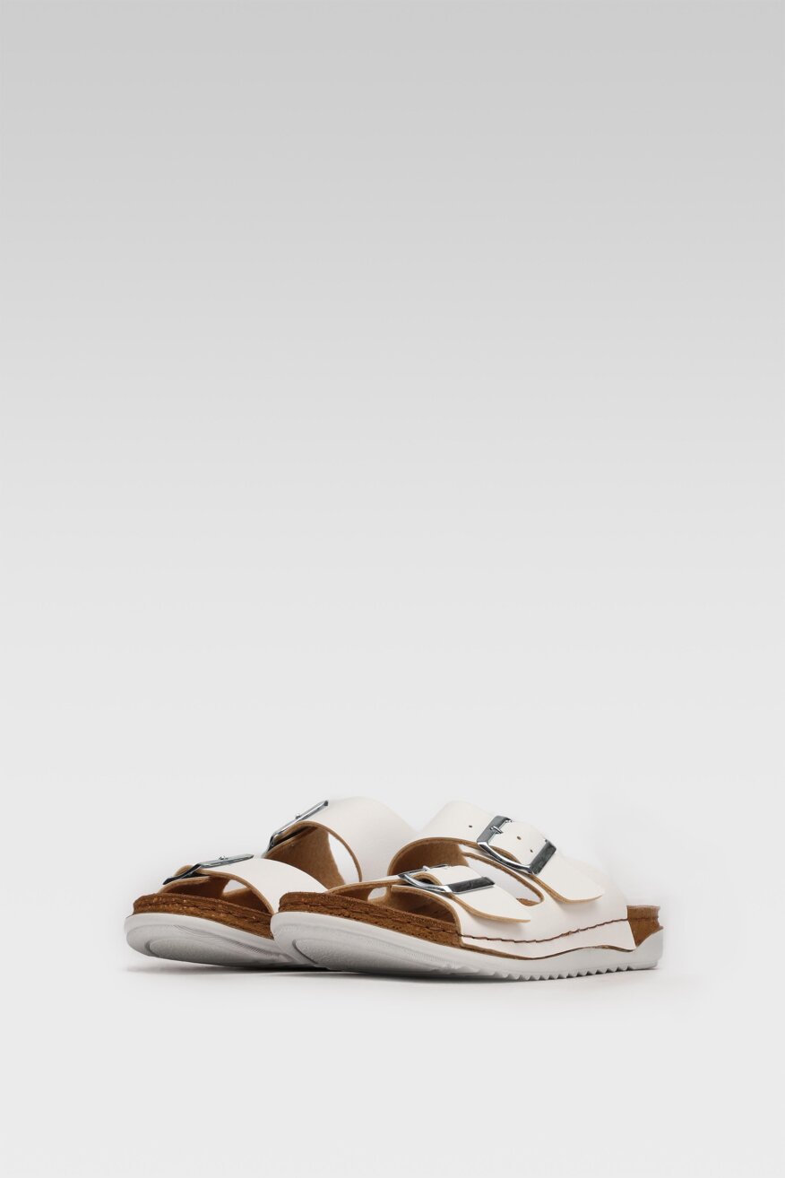 
                Inblu - Klapki pastelowe białe - 5903698501062