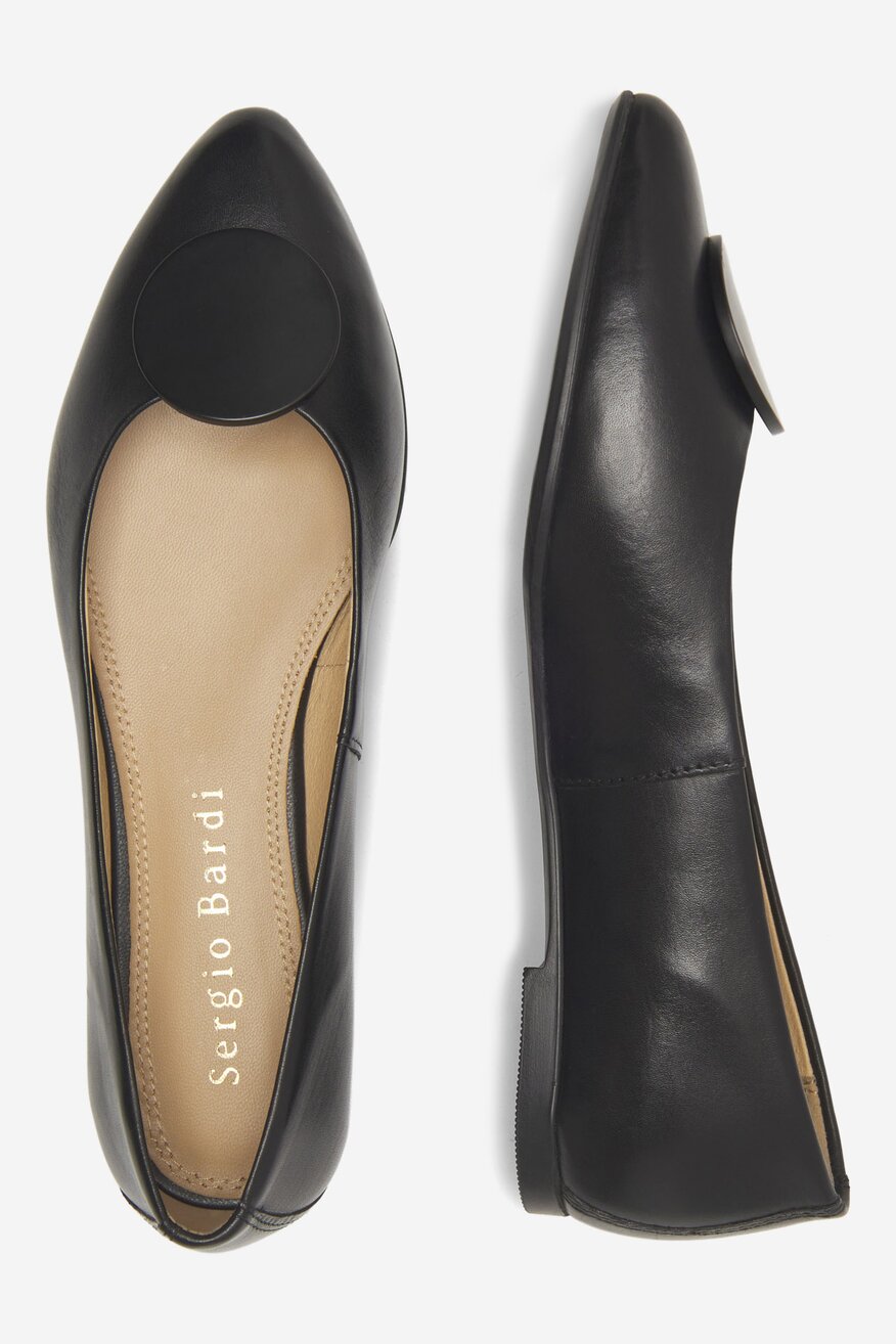 Sergio Bardi - Baleriny skórzane - 5905588805199