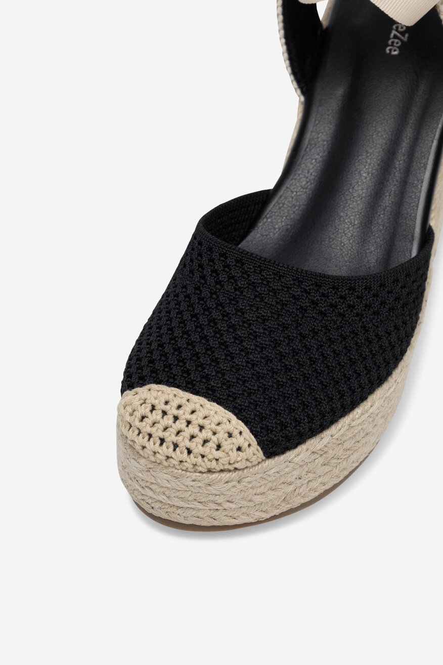DeeZee - Espadryle na koturnie - 5905588543374