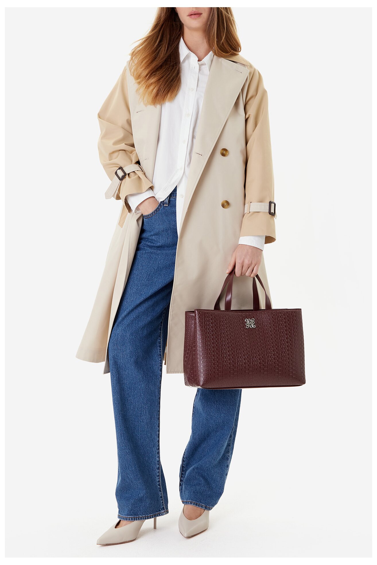 Kabelka NINE WEST CEO-HAMPSHIRE-III-LDA8174 BORDÓ