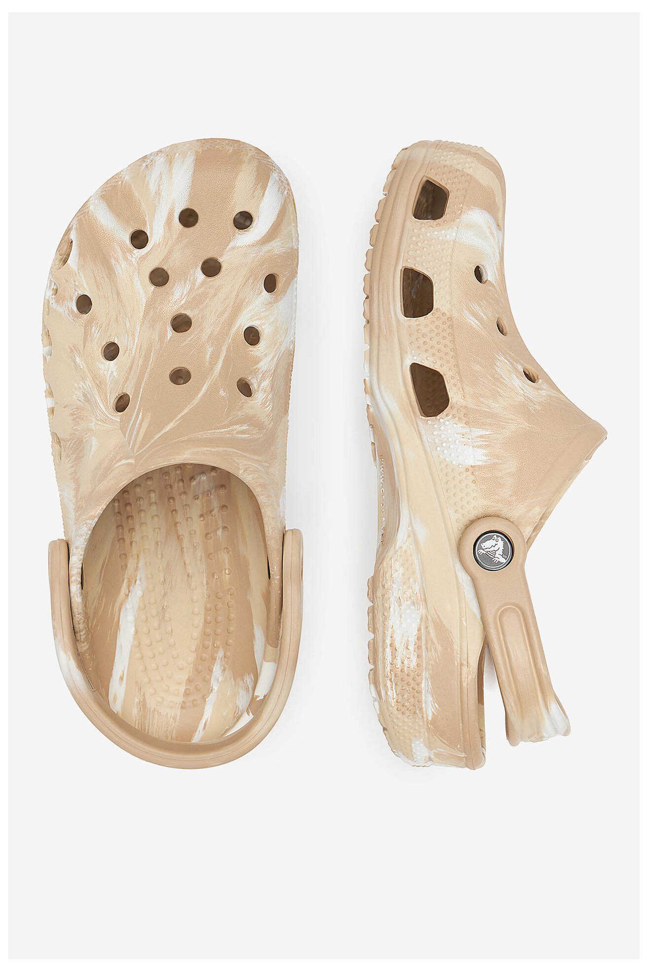 Джапанка за басейн Crocs C-BAYA MARBLED CLOG 206935-2ZM БЕЖОВ