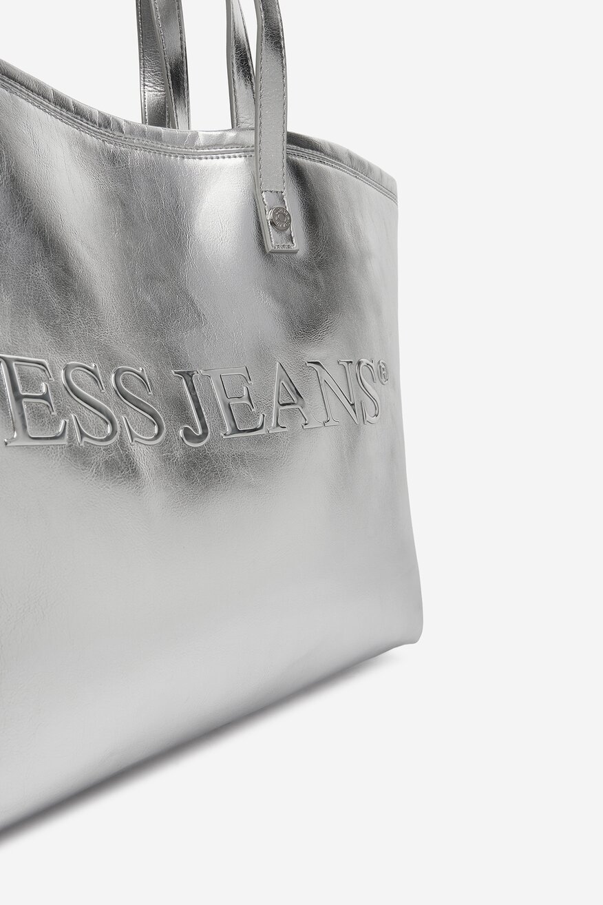 
                Сумка З Ремінцем GUESS JEANS СРІБНИЙ - 5906751880715