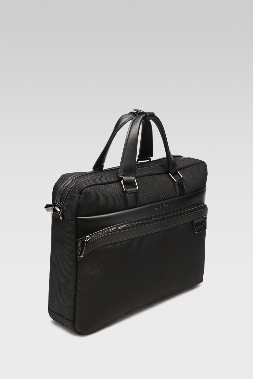 
                Gino Rossi - Torba na laptopa czarna - 5903698547466