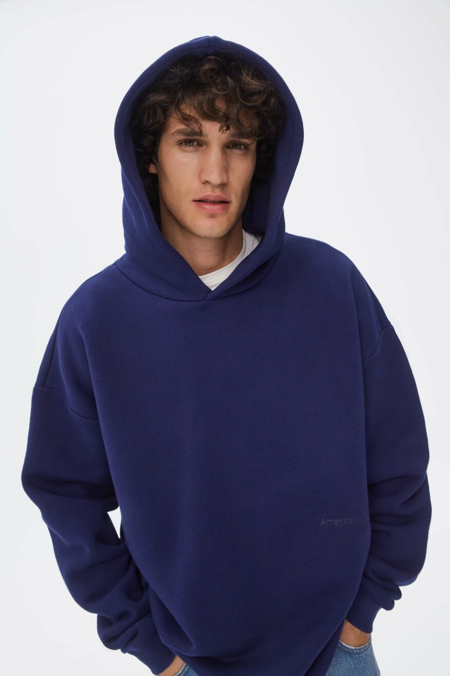 
                Americanos - Bluza basic z kapturem - 2230021003874