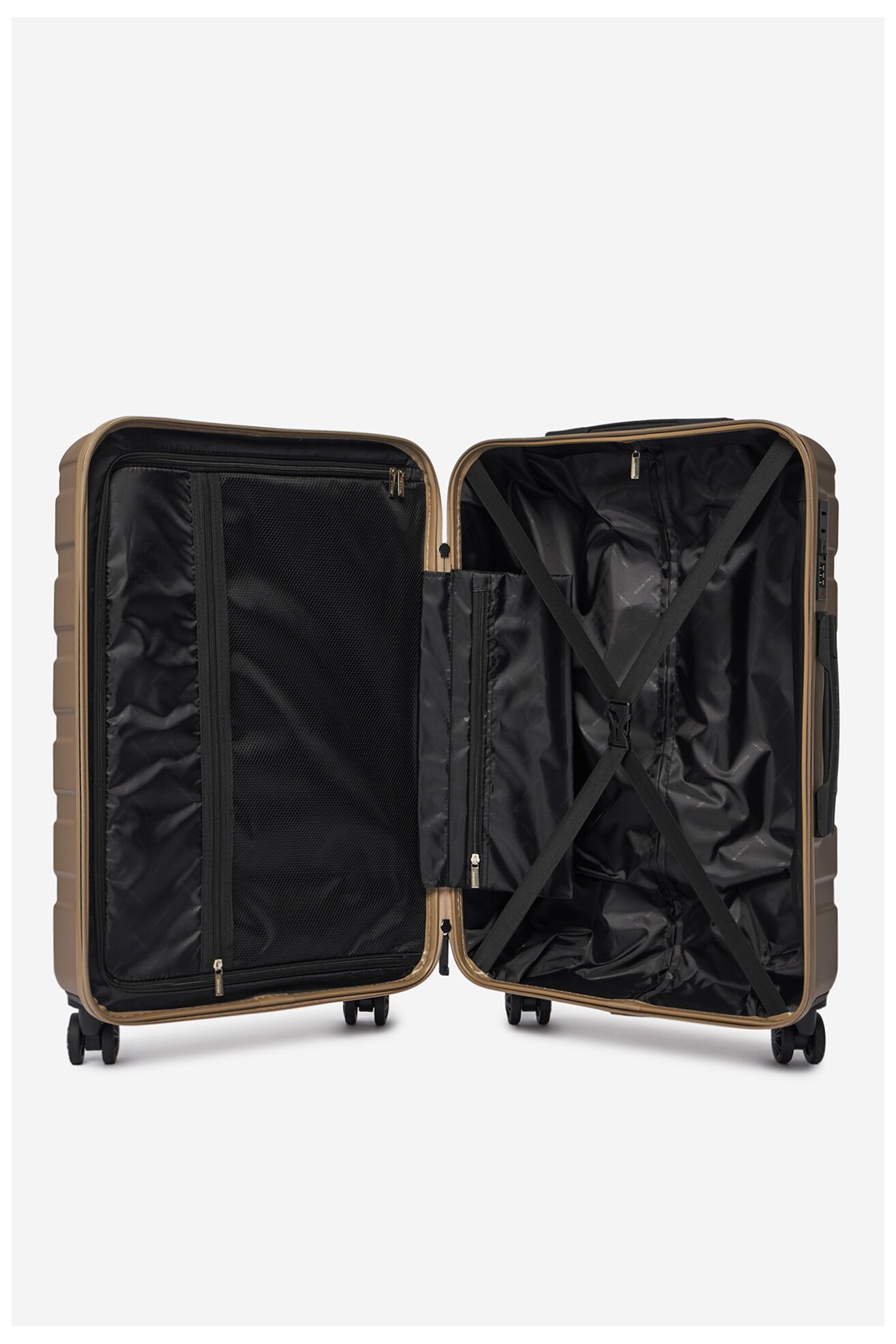 Walizka Gino Rossi GIN-M-002-05-GOLD Złoty