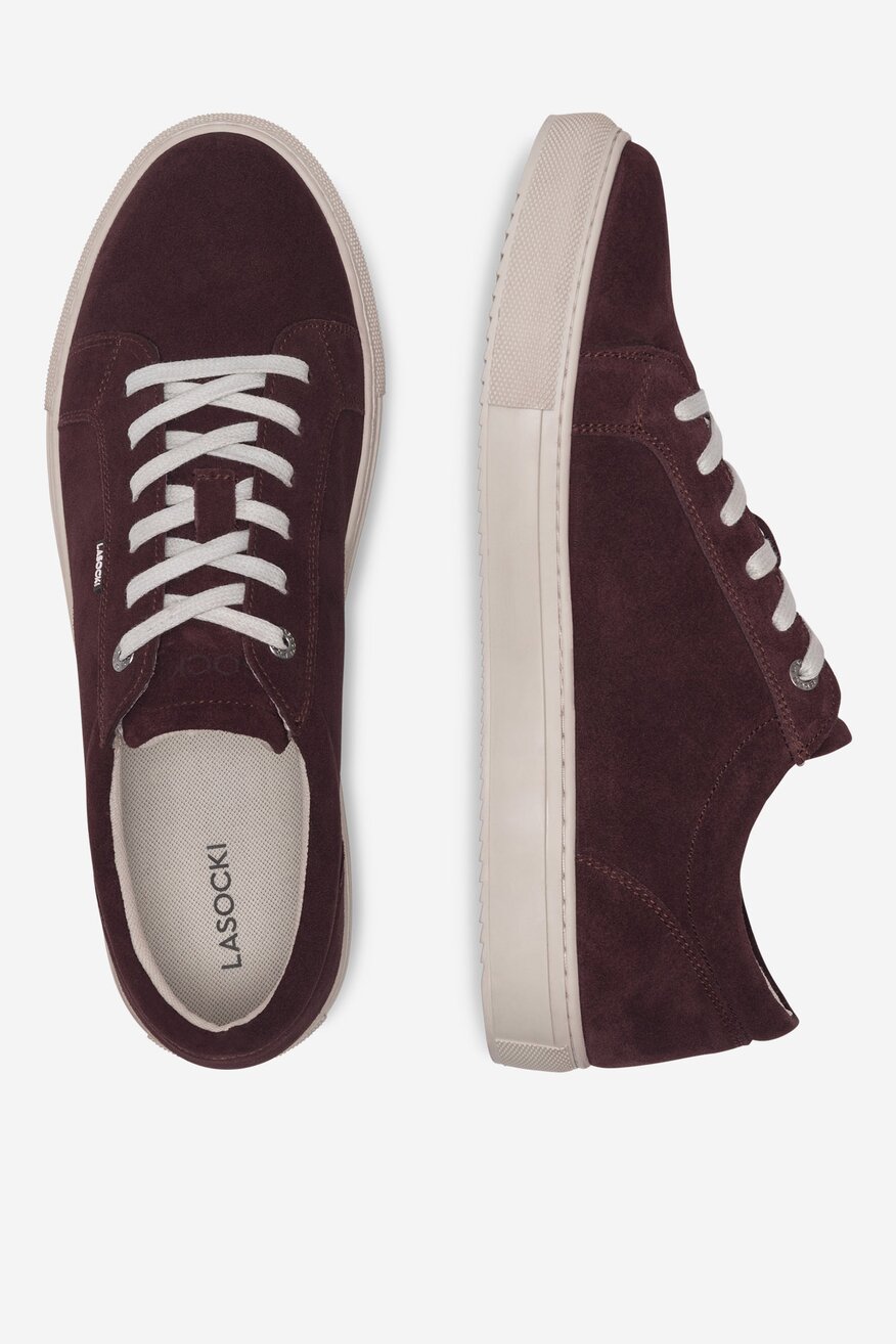 Vászoncipő Lasocki SÖTÉTPIROS - 5905588346074