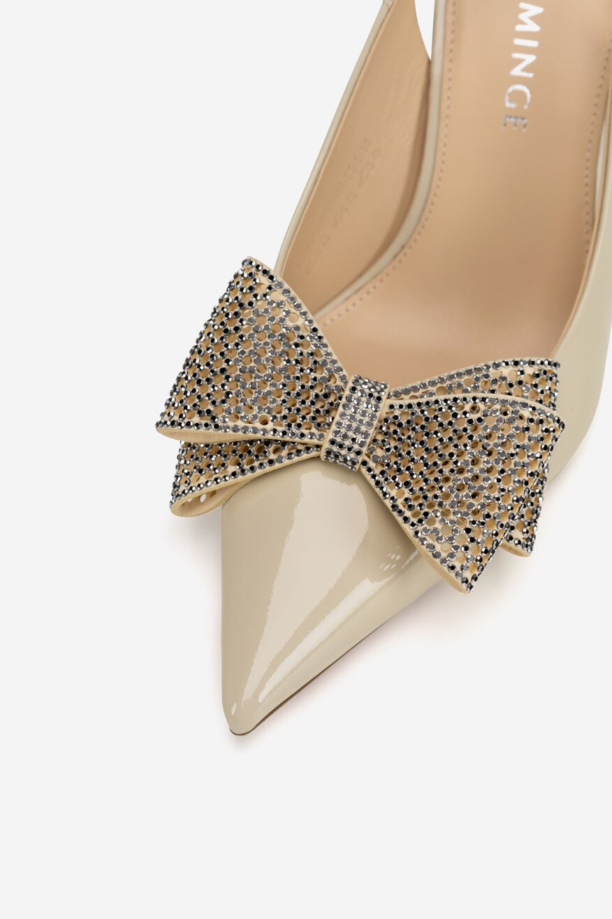 EVA MINGE - Czółenka skórzane - 5903419833298