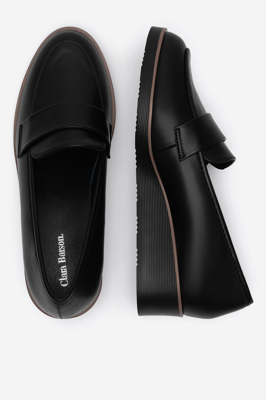Clara Barson - Loafersy na koturnie - 5905588716266