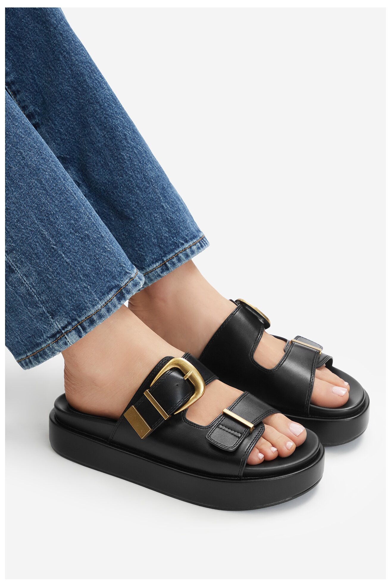 Klapki DeeZee CEO-HY86733-1 Czarny