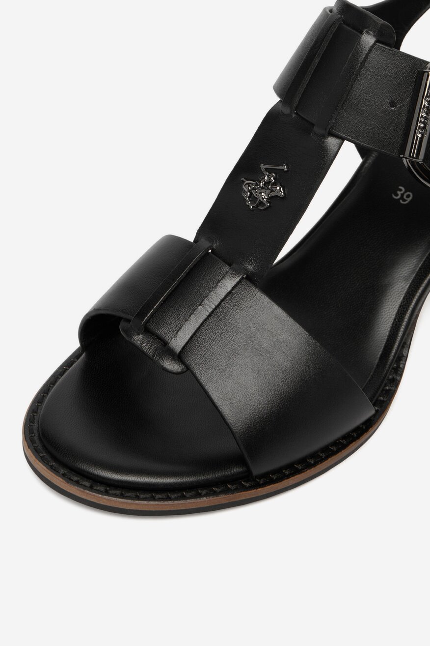 
                Beverly Hills Polo Club - Sandały skórzane - 5906751937952