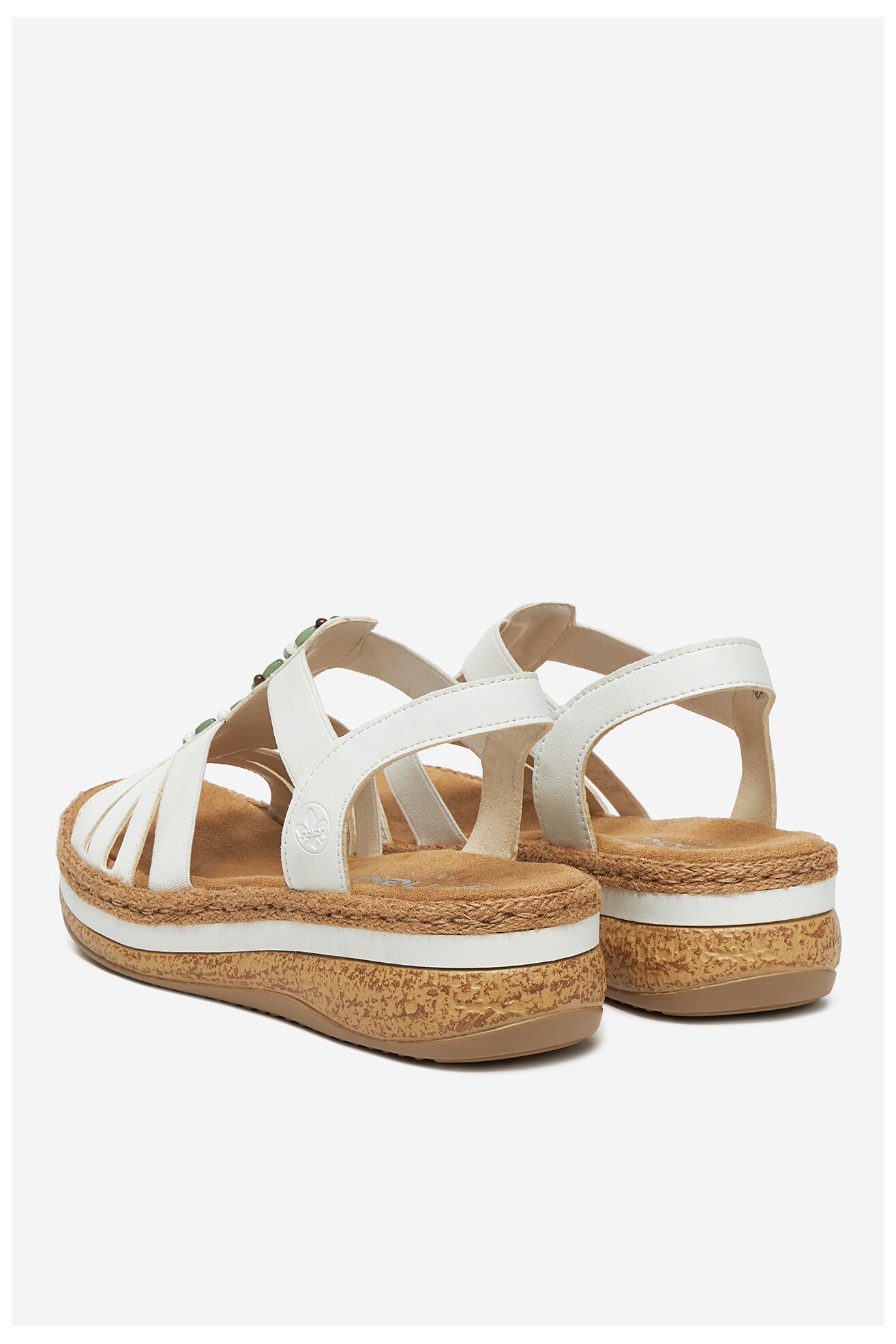 Szandál Rieker V0920-80 FEHÉR