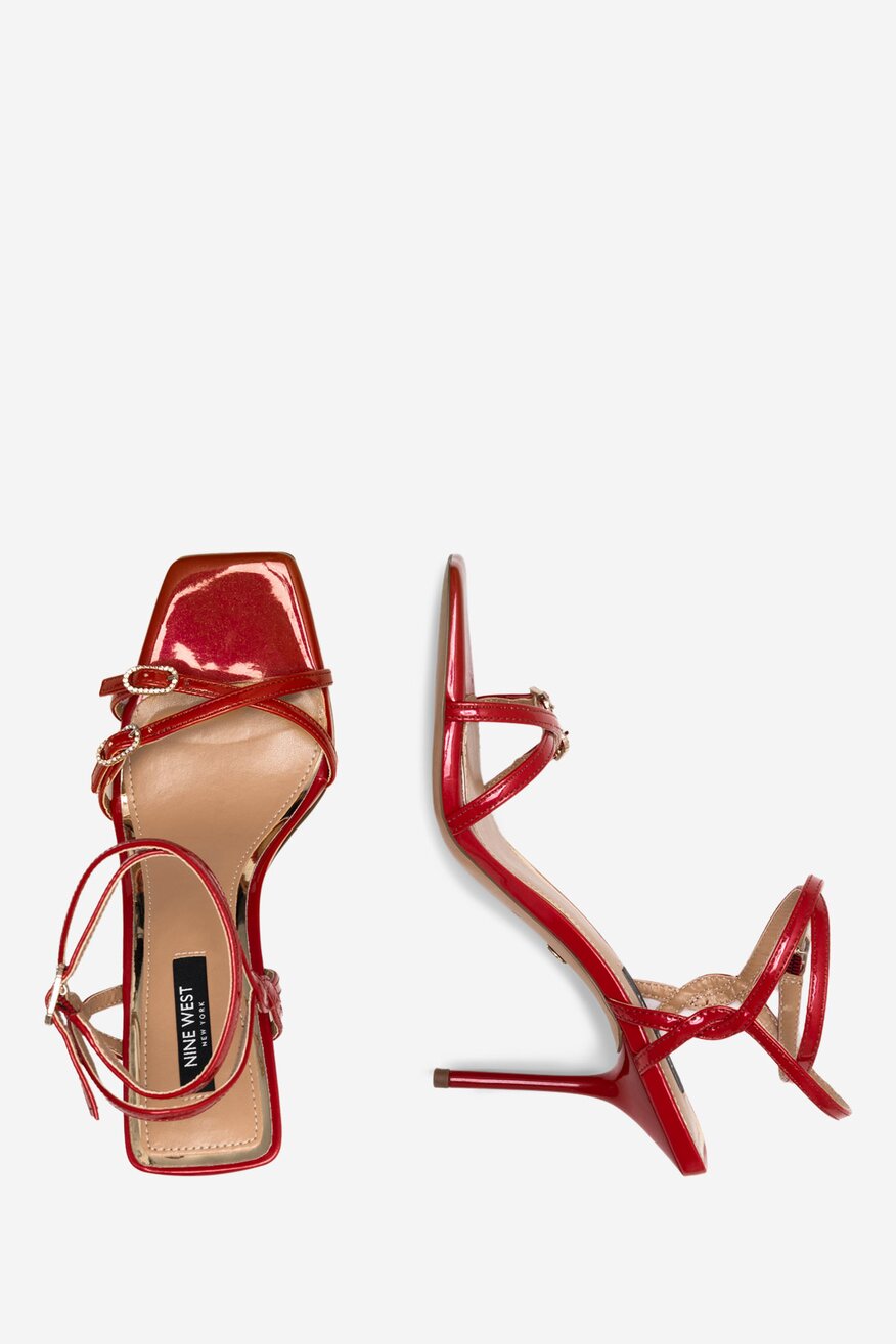 Sandály NINE WEST ČERVENÁ - 5905588473619