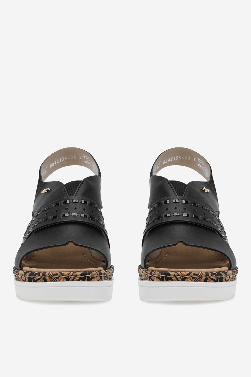 Rieker - Sandały na koturnie - 2230056235295