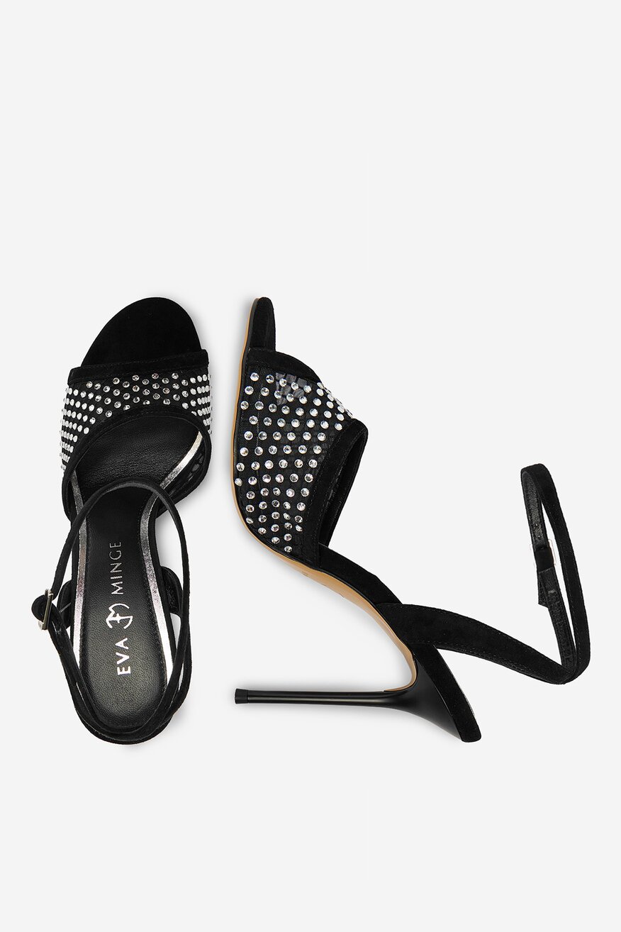 
                EVA MINGE - Sandały skórzane - 5906751862834
