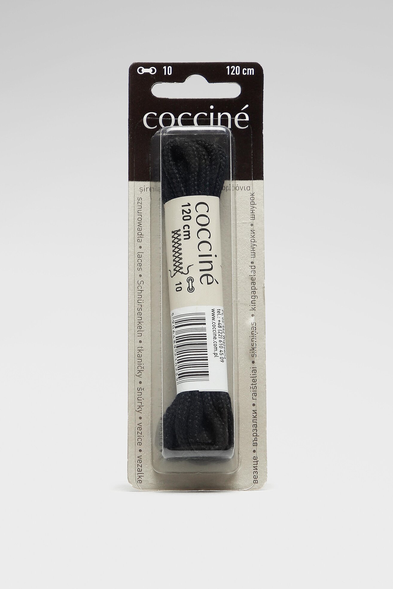 Pertle Coccine COCCIN SZNUROWADŁA 120 cm FI=3 CRNA