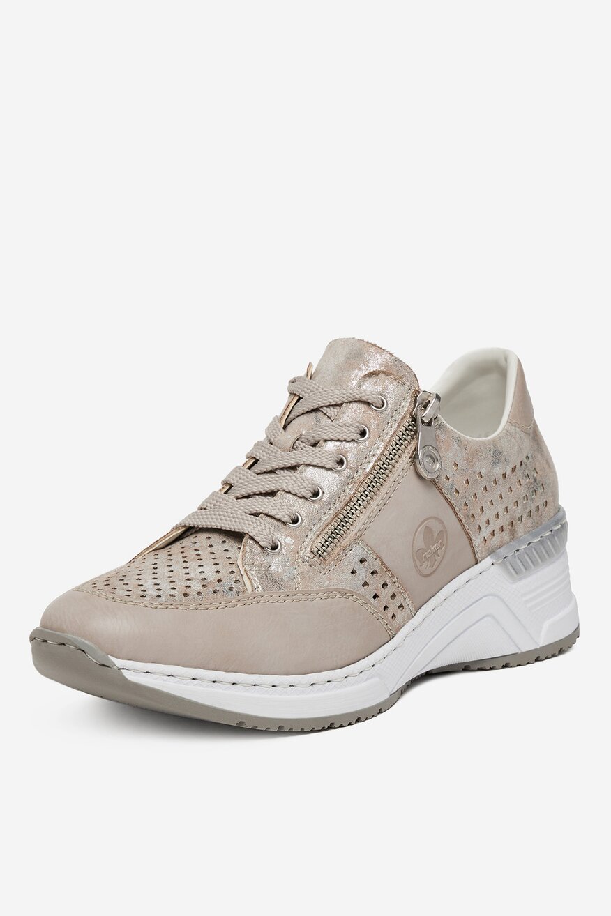 Rieker - Sneakersy na koturnie - 2230078387705