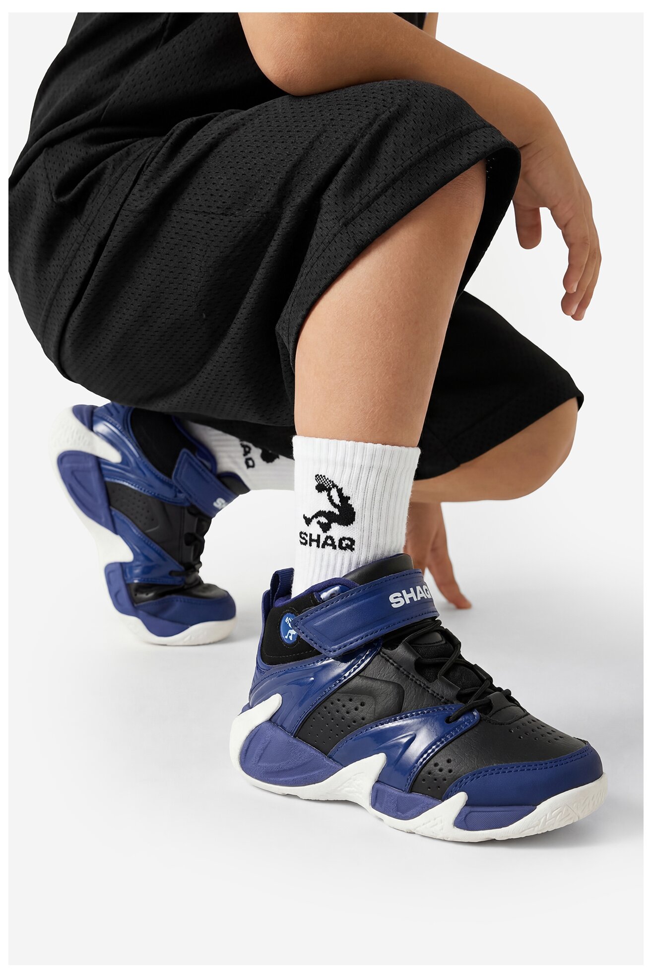 Obuwie sportowe SHAQ CEO-DEVASTATOR AQ95086Y-BDZ Granatowy