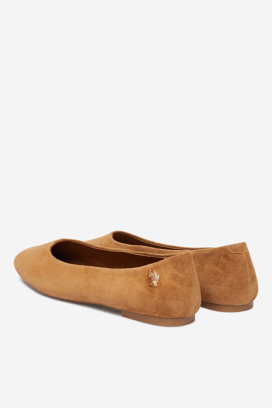 
                U.S. POLO ASSN. - Baleriny skórzane - 5906751922354