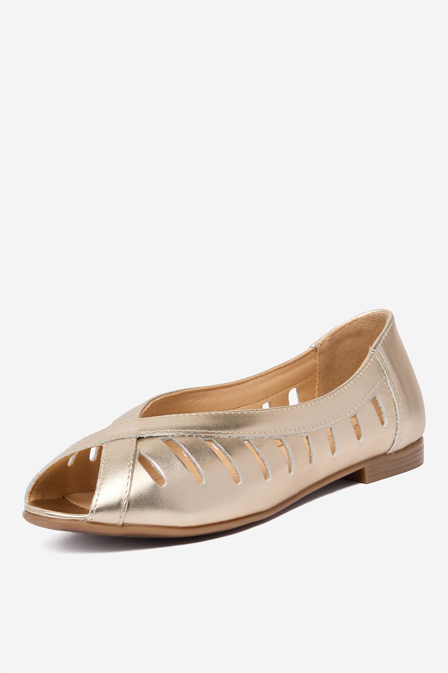 
                Lasocki - Baleriny skórzane - 5906751855881