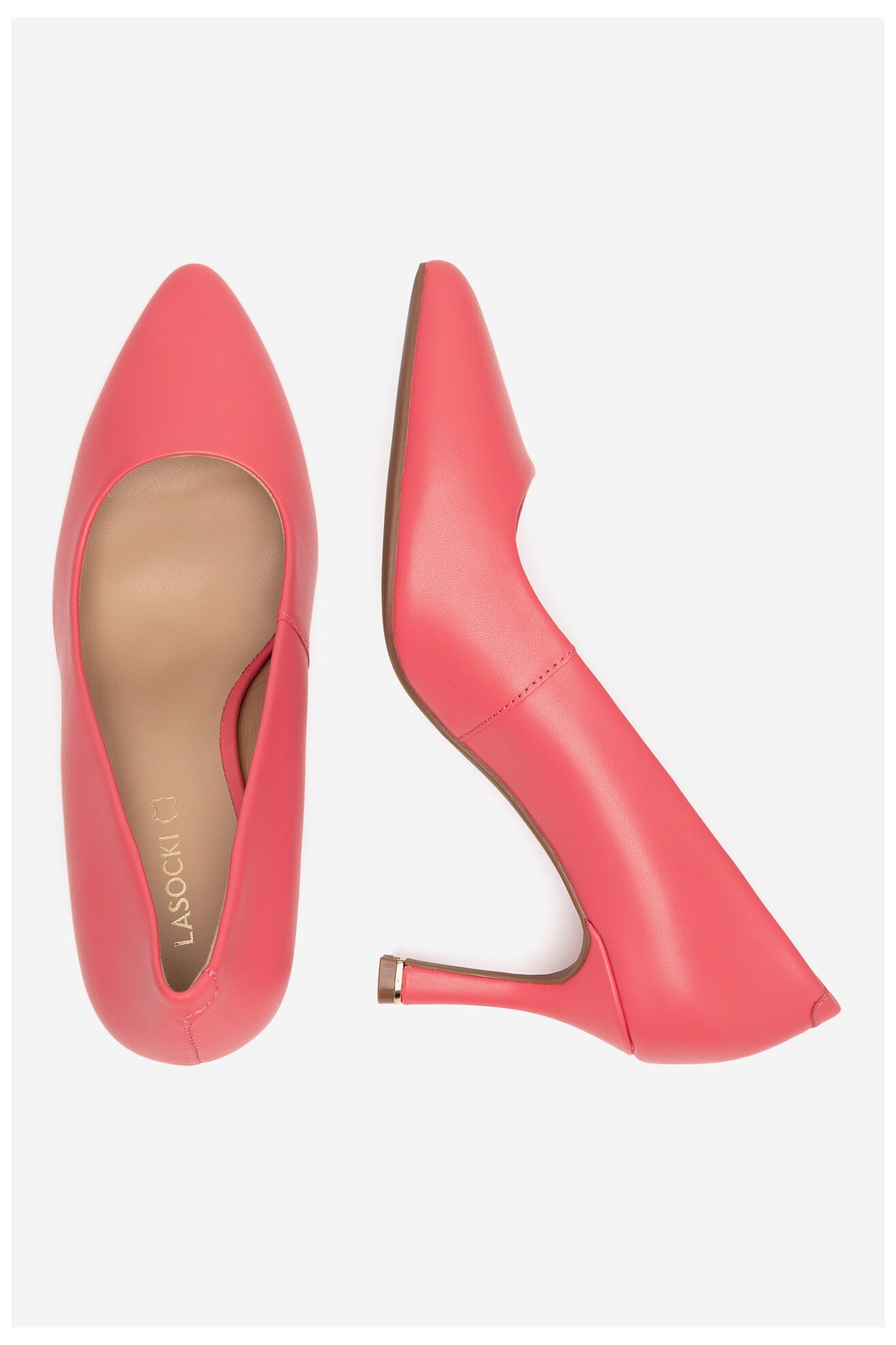 Czółenka Lasocki WYL3794-1Z Czerwony jasny