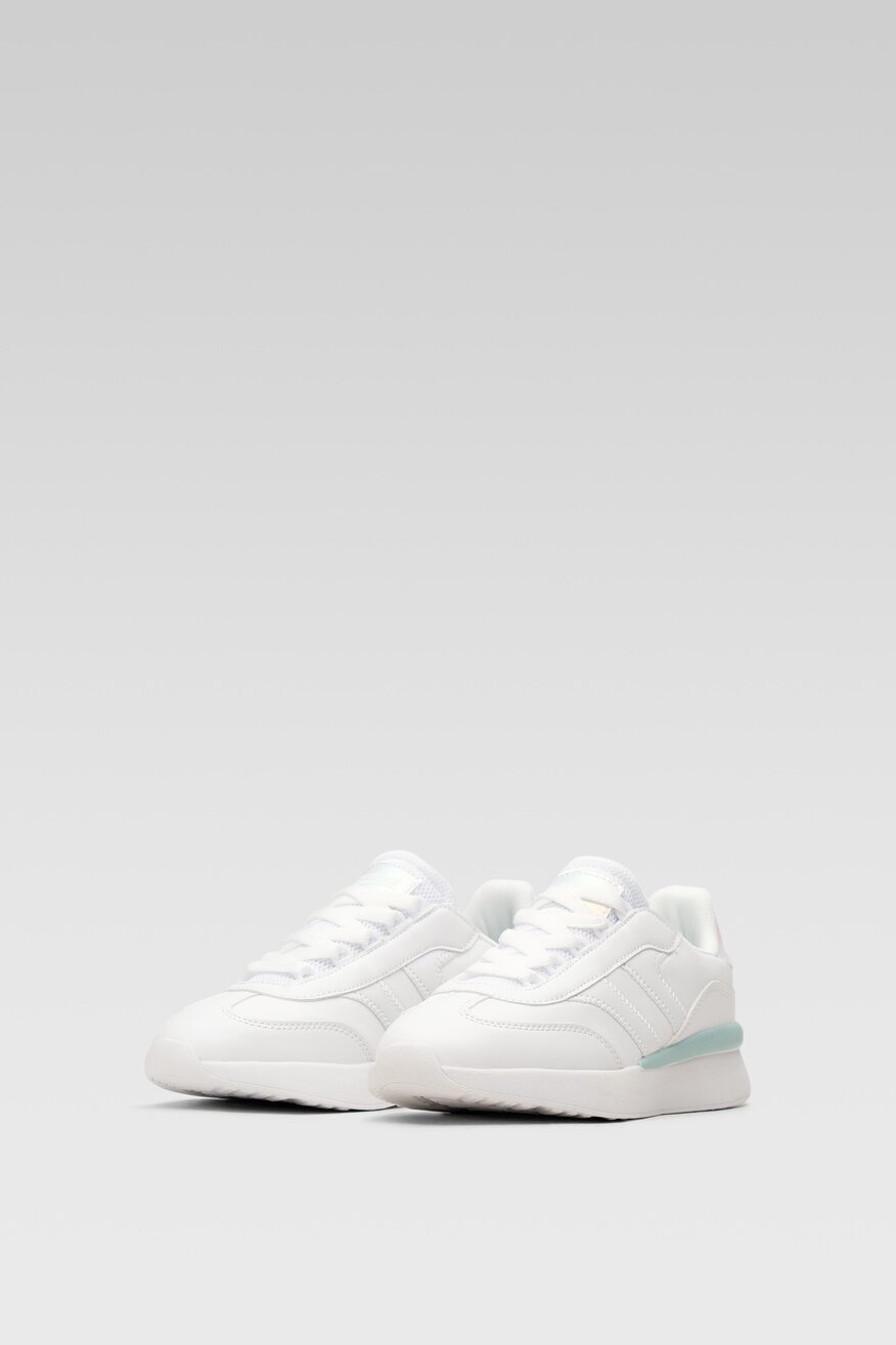 
                Sprandi - Obuwie sportowe pastelowe białe - 5904248417727