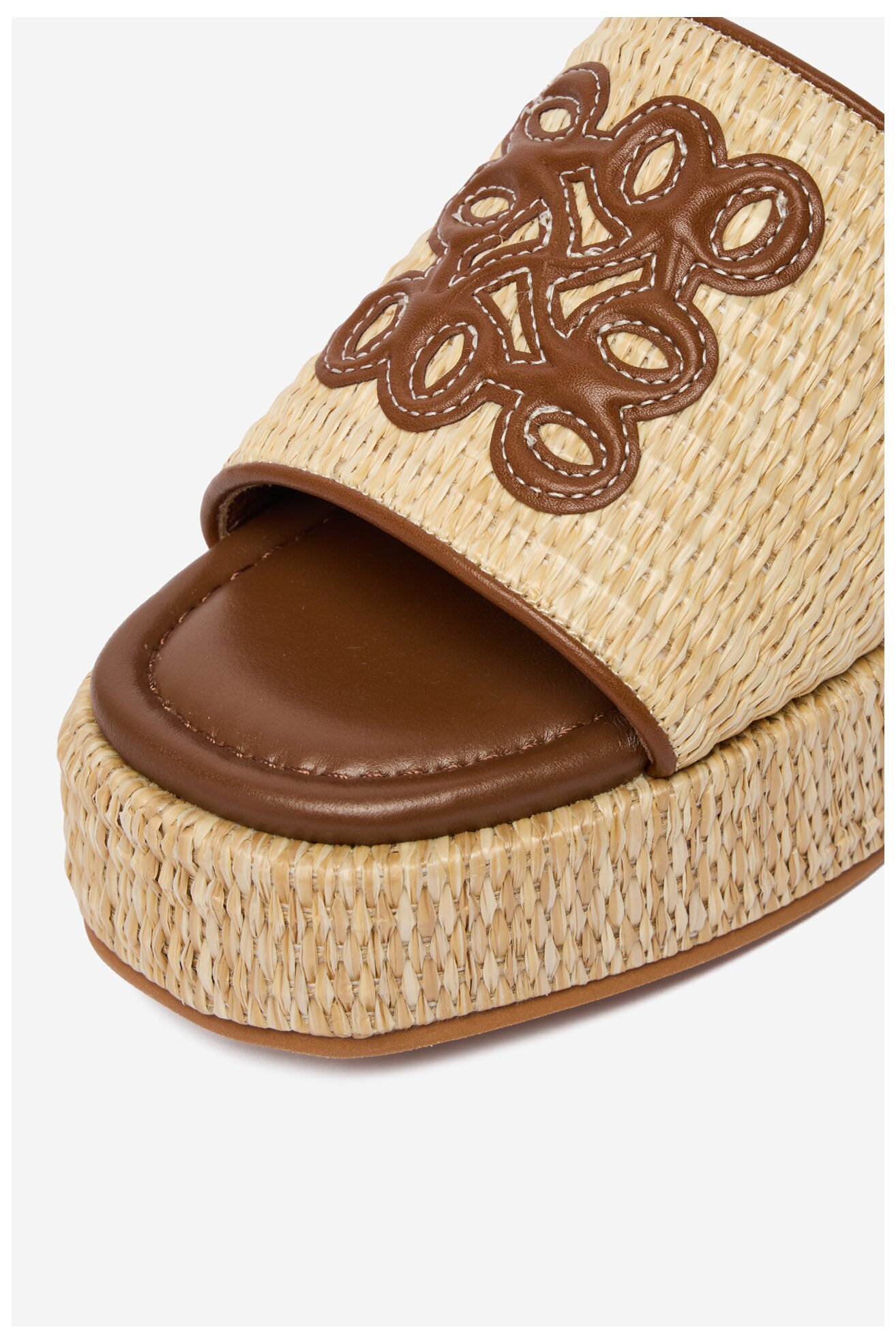 Klapki NINE WEST EO-259-8201 Beżowy