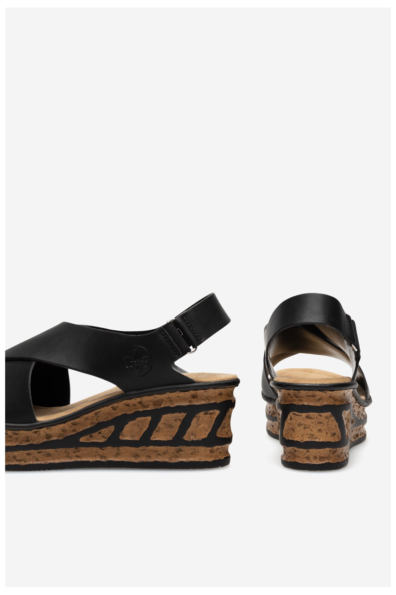 Sandały Rieker 68189-00 Czarny