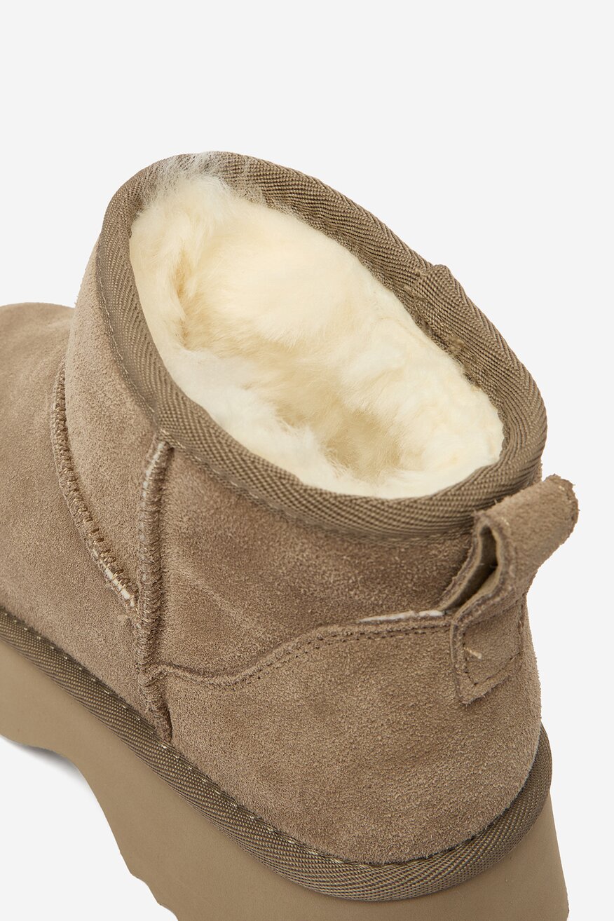 
                Badura - Śniegowce zamszowe ocieplane - 5906751279656