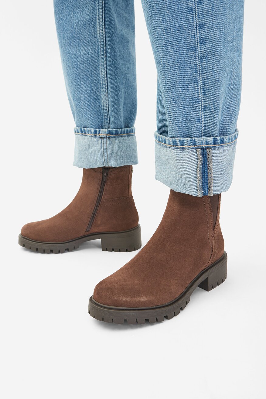 Lasocki - Botki zamszowe ocieplane - 5906751227077