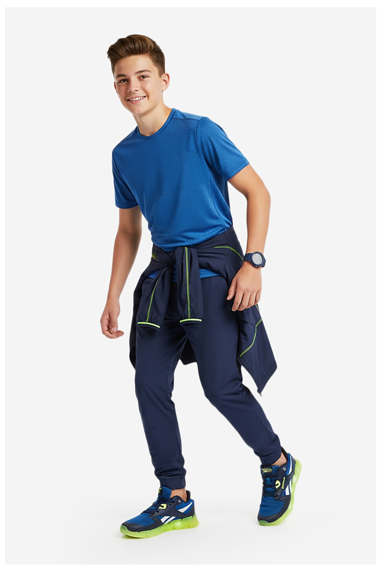 Încălțăminte sport Reebok EO-ZIG N GLOW 2 ELASTIC LACE 100231957 ALBASTRU