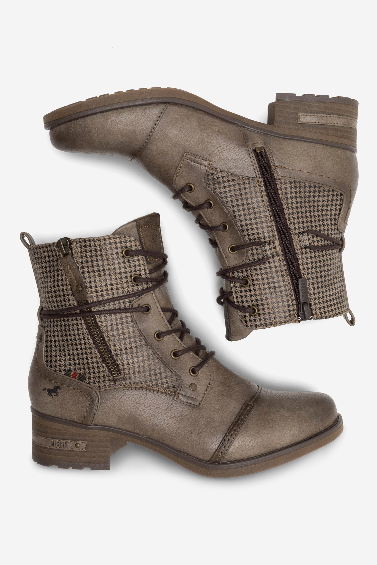 Боти Mustang 1229-510 СИВ