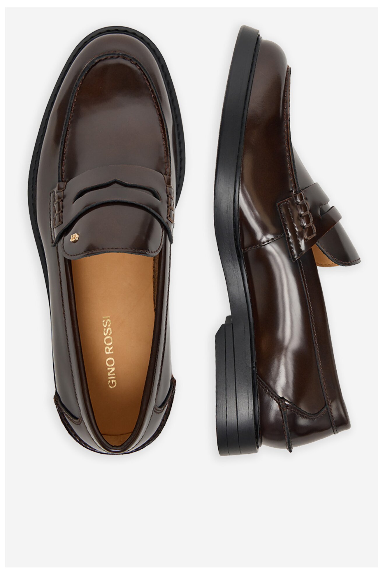 Mokasyn Gino Rossi EO-PIETRO-01 125AM Brązowy