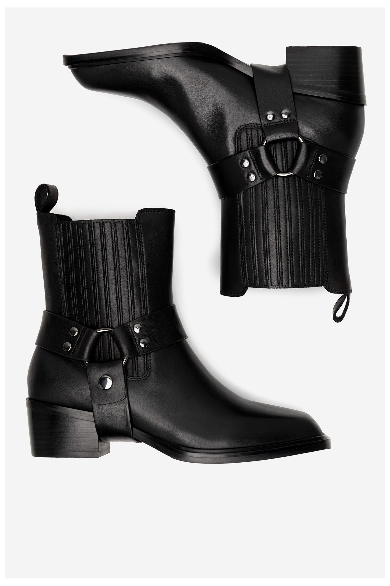 Botki Gino Rossi WGA3394-1 Czarny